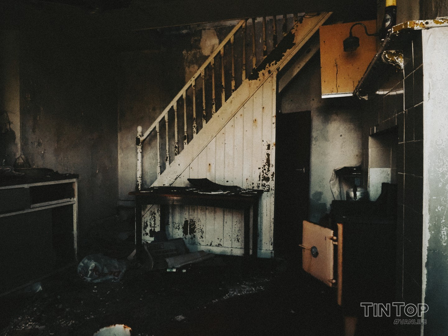 An old abandoned house on Rathlin Island